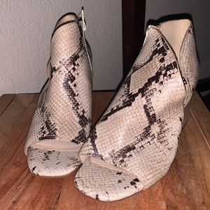 Snake Sandal Booties